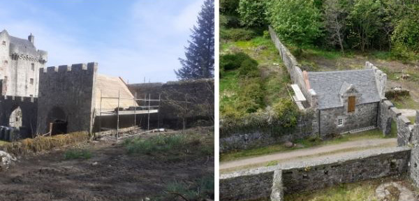 Maintenance works on Saddell Coach House 2022