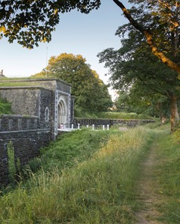 The gateway to a Victorian fort