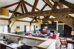 Bromfield Priory Gatehouse int living space from kitchen 1200x800