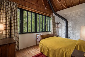 Danescombe interior bedroom and new window view