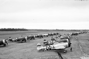 P-47 Thunderbolts at Ibsley June 1944