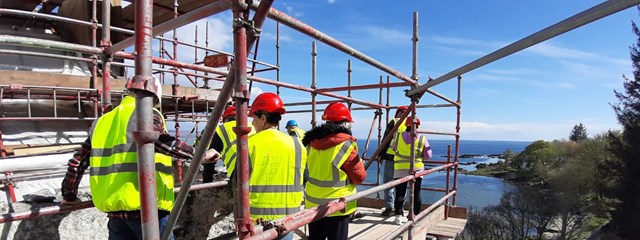 Saddell Castle hard hat tour 1600x600